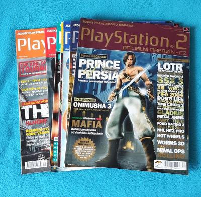 7x PlayStation 2 magazin rocnik 2003 (+ bonus casopis)