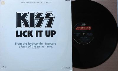 Maxi single 12" LP KISS Lick It Up 1983 USA PROMO!