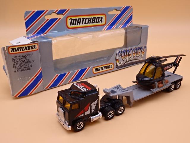 MATCHBOX CONVOY - KENWORTH - HELICOPTER TRANSPORTER - MACAO | Aukro