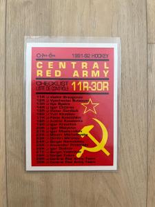 OPC Central Red Army  - komplet insert set Dynamo Moscow, Khimik
