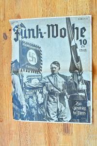 Dva listy novin z předválečného Německa (1939). Hitler, Luftwaffe atd