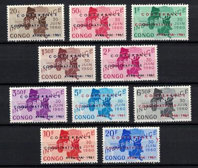 Kongo (D.r.) 1961 komplet "Independence (1961)"