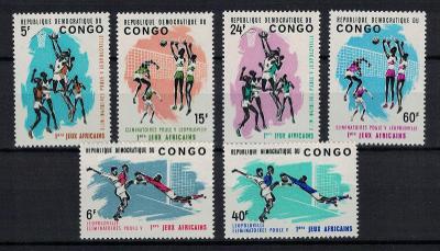 Kongo (D.r.) 1965 kompletní série "African Games"
