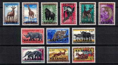 Katanga 1960 kompletní série "Protected Animals"