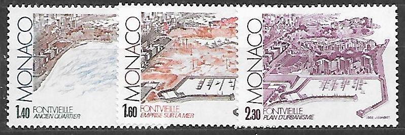 Monaco, Mi 1528/30, **