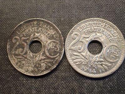 Francie 25 Cent 1914,1932