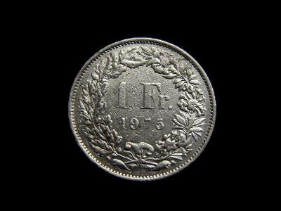 Švýcarsko - 1 Franc 1975