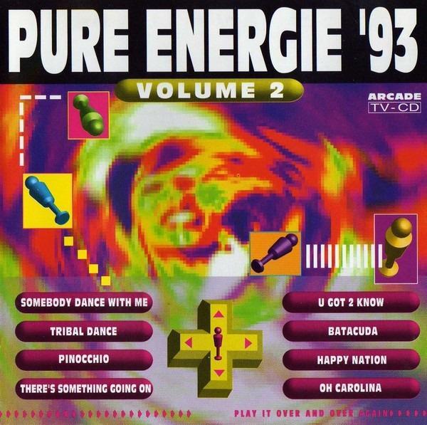 PURE ENERGIE 93. VOLUME 2. CD ALBUM 1993.