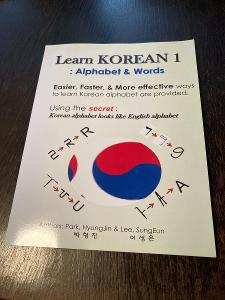 KNIHA - ANGLICKY - KOREJŠTINA - LEARN KOREAN 1