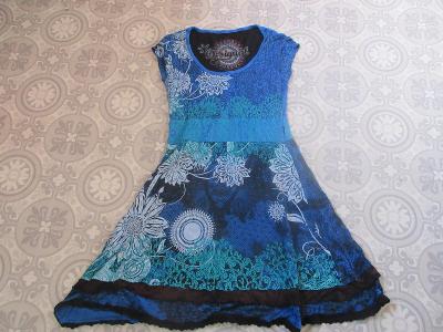 DESIGUAL - šaty modré 