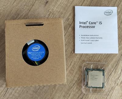 Procesor Intel Core i5-7400, včetně chladiče