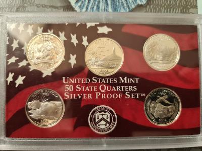 !!! Sada stříbrných mincí USA 2006 Proof !!!