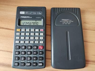 Vědecká školní kalkulačka TRULY SC110X, pěkná a funkční s krytem