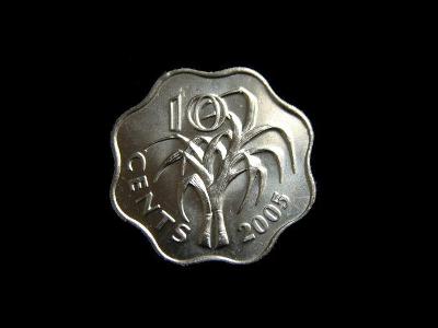 Swaziland - 10 Cents 2005