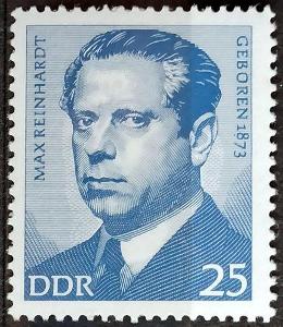 DDR: MiNr.1818 Max Reinhardt 25pf, Important Personalities ** 1973