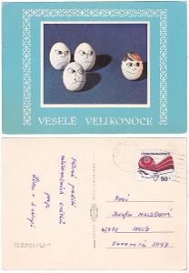 Velikonoční pohlednice