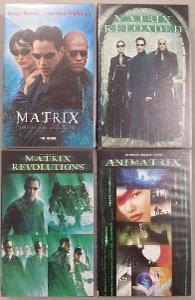 4x videokazeta-série MATRIX - MATRIX, RELOADED, REVOLUTIONS, ANIMATRIX