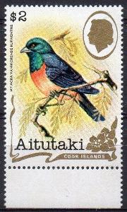 Aitutaki-Ptáci 1981**  Mi.403 / 11 €