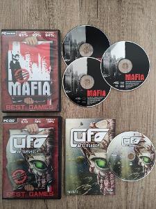 PC hry - Mafia + UFO Aftershock - CZ - od 1kč