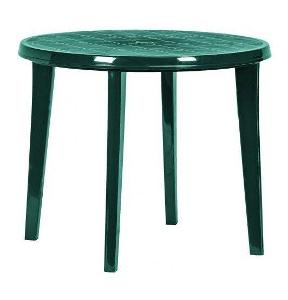 Zahradní plastový stůl LISA 90 cm zelená 6607
