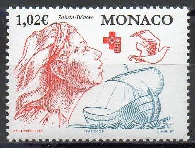 Monako-Červený kříž 2002**  Mi.2607 / 2 €