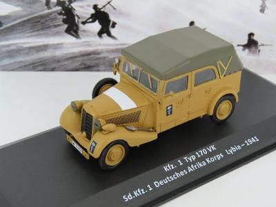 Mercedes 170 VK  Deutches Afrika Korps 1941 IXO Altaya 1:43 ARMYNEw