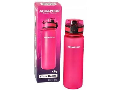 Aquaphor Filtrační láhev CITY růžová