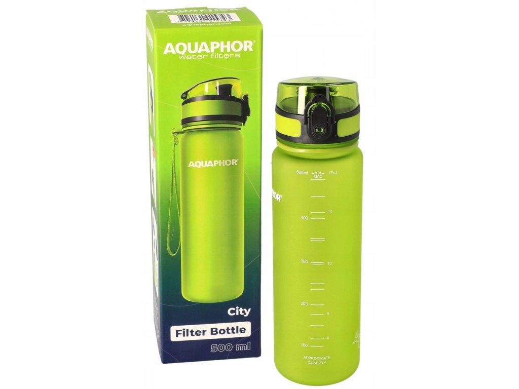 Aquaphor Filtračná fľaša CITY zelená - Cyklistika