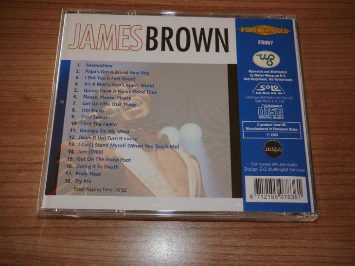 James Brown, CD - Hudba