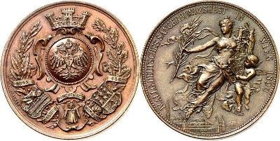 FJI. - Br.medaile - Wien 1890..sbírková*