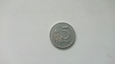 Mince  5 Centai 1991
