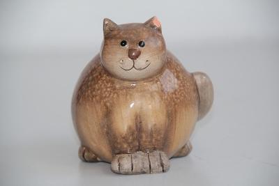 dekorace  keramická kočka   VÍC V POPISU