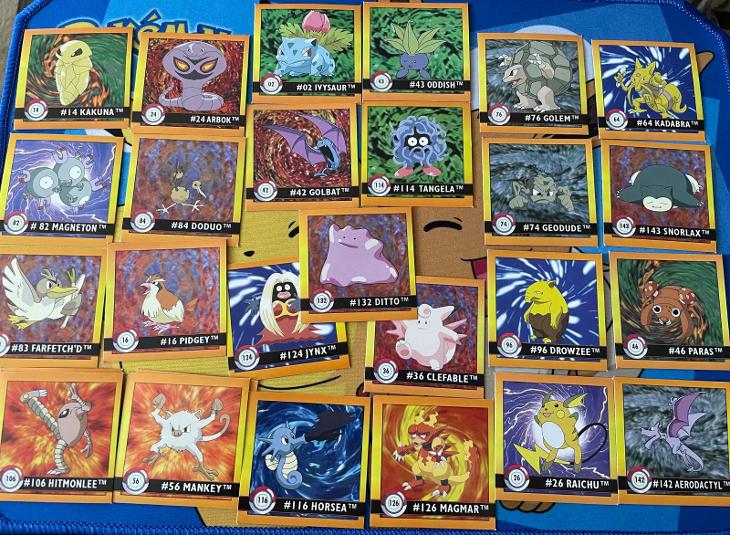 Pokemon artbox stickers nalepky 1999 fresh - Zábava