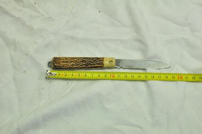 Nožík, umělý roh, houbařský - značeno TRAMONTINA STAINLESS BRASIL