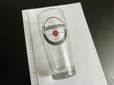 Půllitr Zlatopramen - pivní sklenice - hospoda