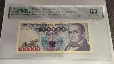 1000000 zlotych INFLACE 1975-1993 PMG s. AE