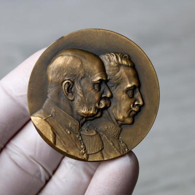 AE medaile - na spojenectví v první světové válce - FJI a Wilhelm
