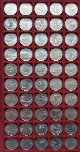 25 Centy 2004-2008 mincovny P a D celkem 50 ks