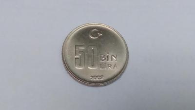 50 bin lira 2003 Turecko