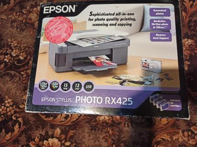 Tiskárna Epson Photo RX 425+ nová sada náplní