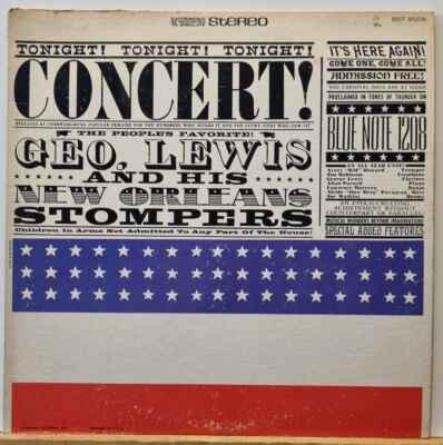 LP George Lewis And His New Orleans Stompers - Concert! 