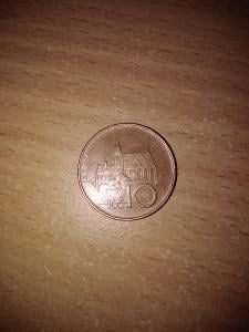 Mince 10 kč rok 1993