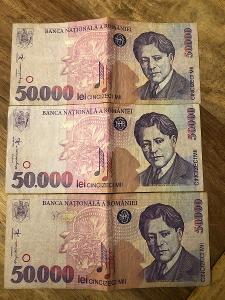 Rumunské bankovky 