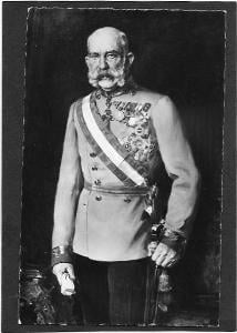 Císař Fr. Josef, foto ca 1910