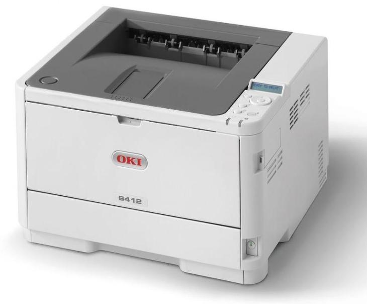 Tiskárna OKI B412dn, A4, černobílá, 1200×1200 dpi, duplex, NOVÁ - Příslušenství k PC