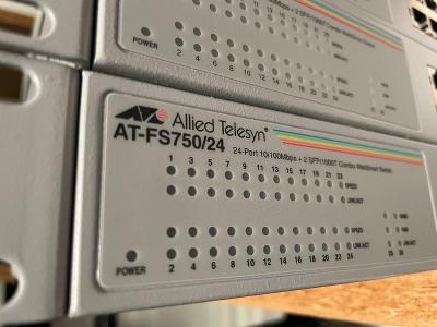 Switch s managementem Allied Telesyn AT-FS750/24