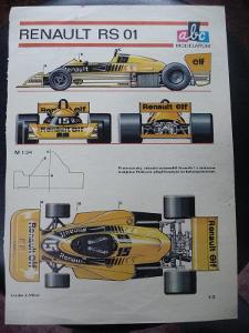 formule Renault RS 01 výstřižek abc