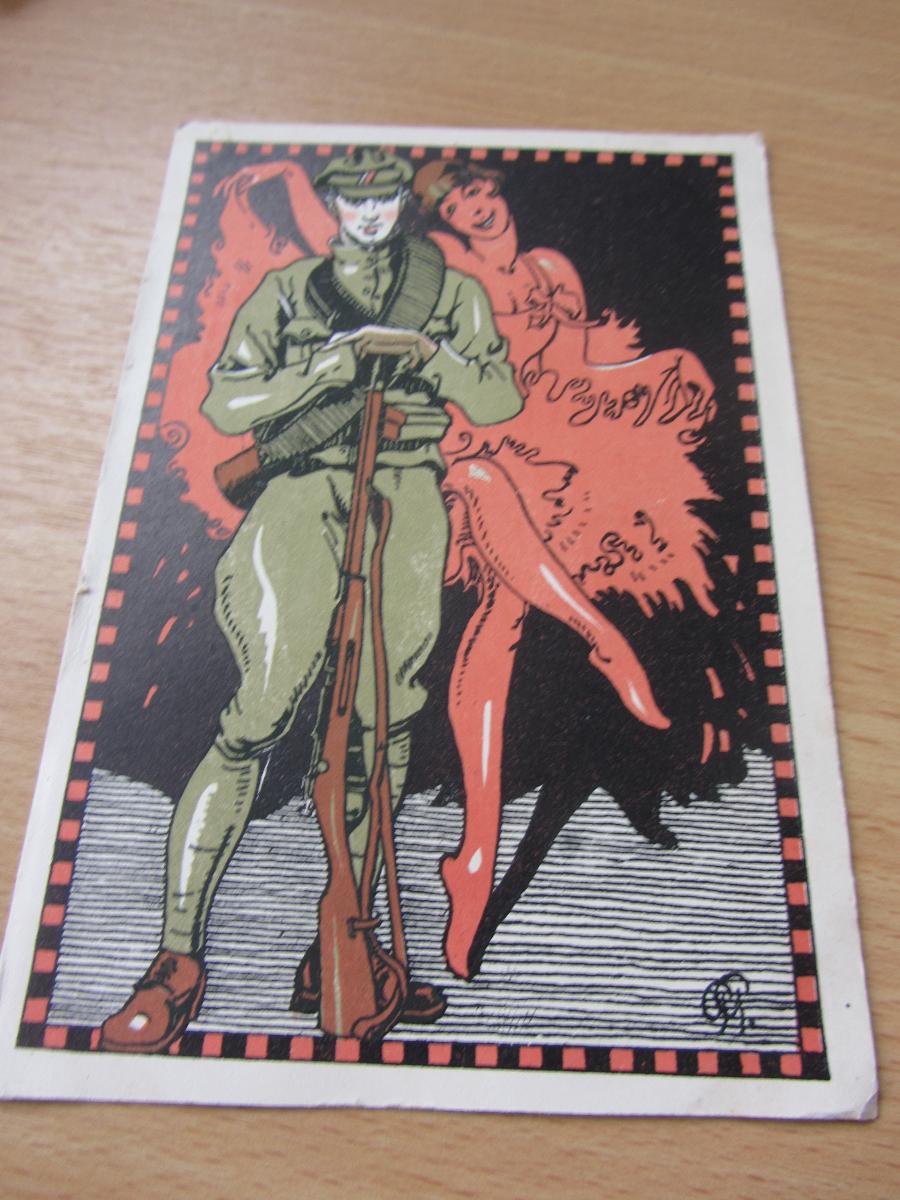 I. svetová vojna, Československé légie v Rusku - Pohľadnice