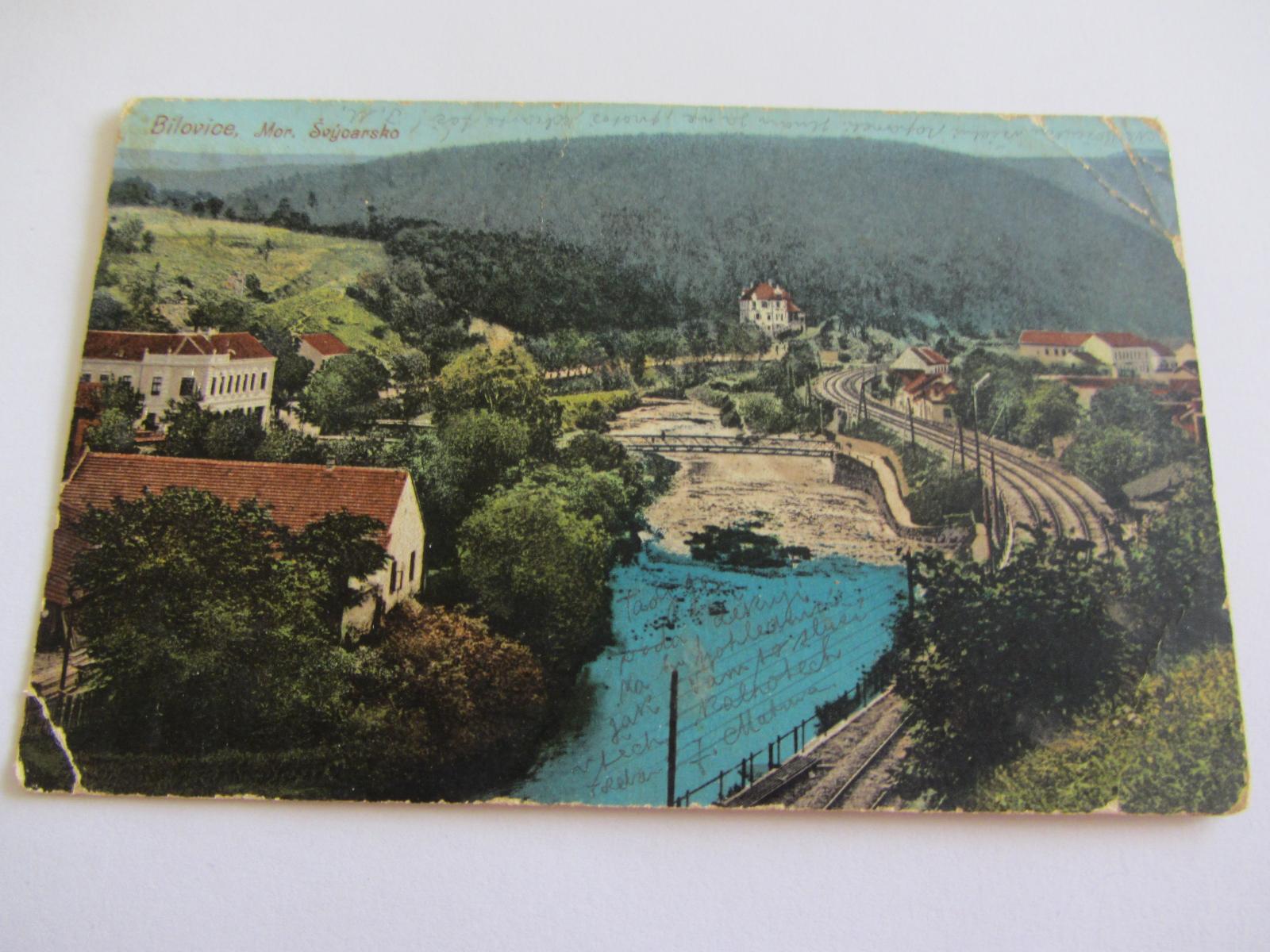 Bílovice, Moravské Švýcarsko, barevná - Pohľadnice miestopis
