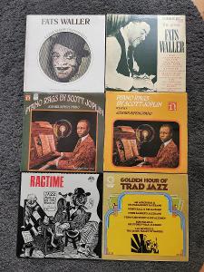 6 x LP - 2x Scott Joplin, 2x Fats Waller, Ragtime, Trad Jazz